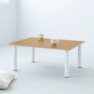 ライフテーブル80(ナチュラル)【幅80cm】 机 ローテーブル ミニテーブル 木目 座卓 リビングテーブル センターテーブル子供部屋 勉強机 ヴィンテージ モダン 韓国インテリア 組立商品 NK-980