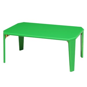 リッチテーブル(75) (ネオングリーン/緑)  幅75cm 机/リビングテーブル/ローテーブル/折りたたみ/北欧風/鏡面加工/シンプル/完成品/NK-755 商品写真2