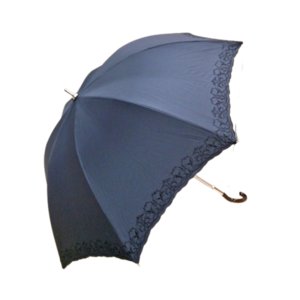【訳あり品】 晴雨兼用 雨傘/日傘 【ブラック】 親骨長さ47cm UVカット率99％以上カット テイジン ナノフロント使用 遮熱パラソル