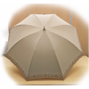 テイジン　ナノフロント使用　遮熱パラソル(晴雨兼用傘)　ベージュ 商品写真2