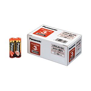 Panasonic(パナソニック) アルカリ乾電池 単3形 1箱（40本） - 拡大画像