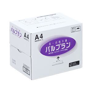 【まとめ買い】王子製紙 フルカラー用紙 パルブラン A4 1箱（500枚×5冊）