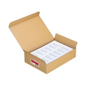 マルチプリンタ対応ラベルエコノミー（A4） 500枚入 12面 1片：縦42.3×横86.4mm