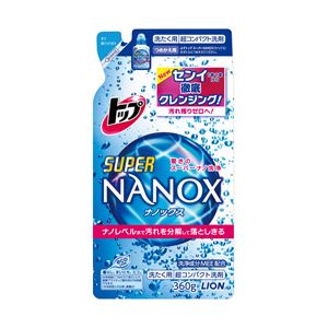 (業務用セット) ライオン スーパーNANOX 詰替 1パック(360g) 型番:スーパーNANOXツメカエ 【×10セット】 商品写真