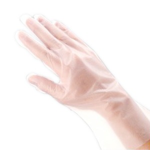 (業務用セット) 福助工業 ポリ手袋 指フィット 100枚パック M 【×10セット】 商品写真