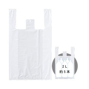 (業務用セット) レジ袋(乳白) 100枚入 3L 【×5セット】 商品写真