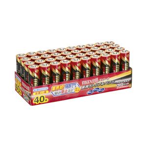 （業務用セット） 日立マクセル アルカリ乾電池 ボルテージ 単3形 1パック（40本） 【×2セット】 - 拡大画像