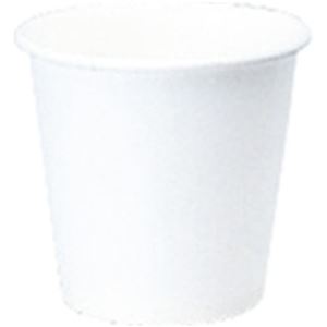 （まとめ）シモジマ ペーパーカップ 白60ml 1パック(100個入り) 4536002【×10セット】 - 拡大画像