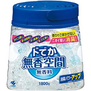 （まとめ）小林製薬 ドでか無香空間 本体 1個（1800g）【×2セット】