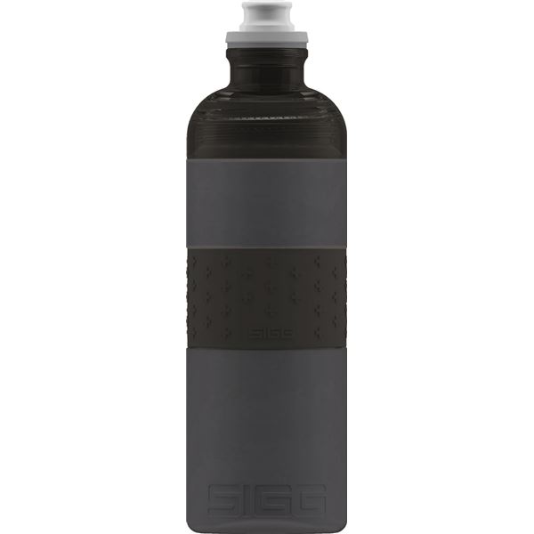 SIGG 耐熱性ポリプロピレン製ボトル ヒーロー スクイーズボトル（アントラサイト 0．6L）