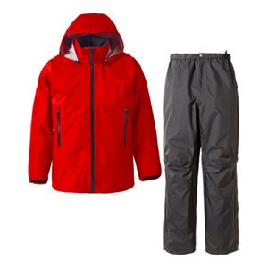 PUROMONTE（プロモンテ） Rain Wear GORE-TEX レインスーツ（メンズ） レッド S - 拡大画像