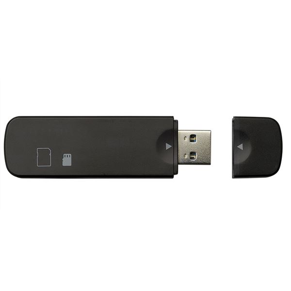 Digio2 USB3.2 カードリーダー CRW-3SD74BK ブラック