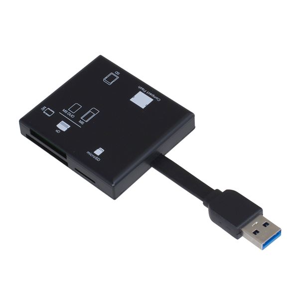 Digio2 USB3.2Gen1 マルチカードリーダー CRW-37M87BK ブラック