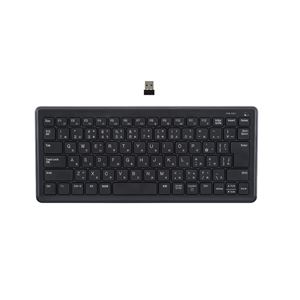 MCO 無線 超静音ミニキーボード (テンキーなし) FKB-R251BK