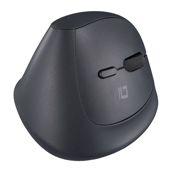 Digio2 Bluetooth ミニエルゴ静音マウス 5ボタン／BlueLED [PICK！] MUS-BKF223BK ブラック