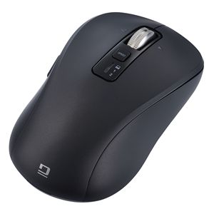 Digio2 感動ホイールマウス 静音5ボタンBlueLEDマウス M ブラック MUS-DKF242-BK