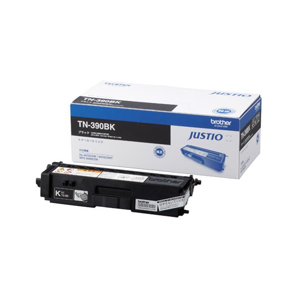 ブラザー工業（BROTHER） カラーレーザートナー TN-390BK 【インク色：ブラック】 1本
