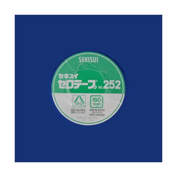 （まとめ） セキスイ セロテープ(R) No.252 （大巻）巻芯径76mm・長35m巻 C252X24 10巻入 【×2セット】