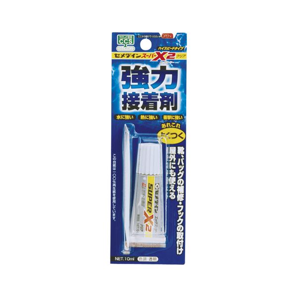 （まとめ） セメダイン スーパーX2 AX-074 クリア 1本入 【×5セット】