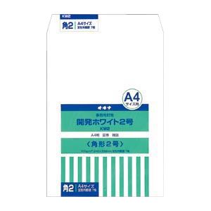 （まとめ） オキナ 開発ホワイト封筒 KW2 7枚入 【×10セット】