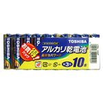 （業務用セット） 東芝 TOSHIBA アルカリ乾電池 お買得パック LR6L10MP 10本入 【×10セット】