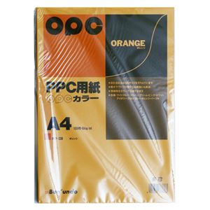 (業務用セット) 文運堂 ファインカラーPPC A4判 カラー338 オレンジ 100枚入 【×5セット】 商品写真