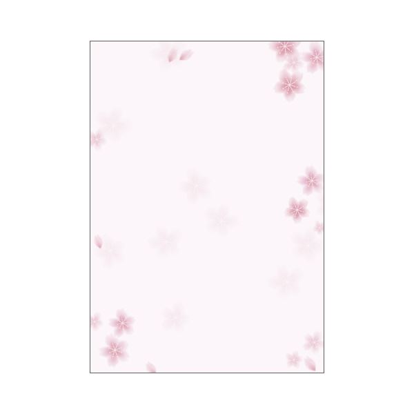 （まとめ） 和ごころ A4判 4-1005 桜 10枚入 【×10セット】