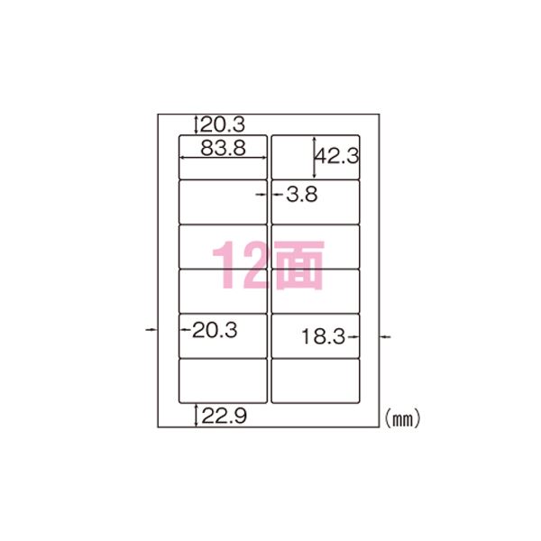 （まとめ） ヒサゴ A4タックシール A4判 20枚入 OP861 【×5セット】