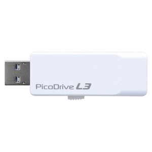 グリーンハウス USB3.0メモリー ピコドライブ 32GB GH-UF3LA32G-WH 商品写真