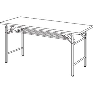 弘益 折りたたみテーブル アイボリー YKT-1260SE(IV) 商品写真