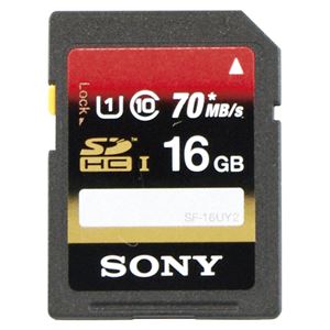 SONY SDXC/SDHC メモリーカード Class10 16GB SF-16UY2 商品写真