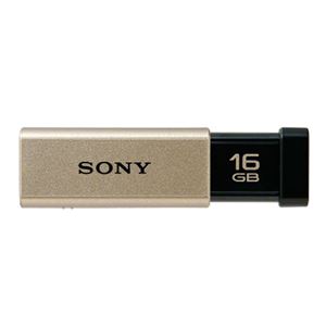 SONY USBフラッシュメモリー 3.0 16GB ゴールド USM16GTN 商品写真