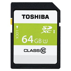 東芝 SDXCメモリカード 64GB Class10 SDAR40N64G 商品写真