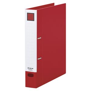 （まとめ） キングジム レバーリングファイル Dタイプ A4タテ 35mm 赤【×20セット】