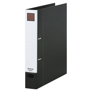 （まとめ） キングジム レバーリングファイル Dタイプ A4タテ 35mm 黒【×20セット】