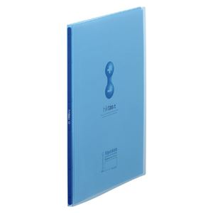 （まとめ） キングジム クリアーファイルヒクタス 10P 青【×50セット】