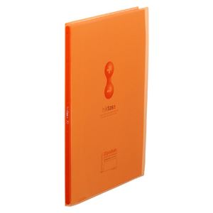 （まとめ） キングジム クリアーファイルヒクタス 20P オレンジ【×50セット】