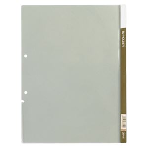 （まとめ） キングジム BLホルダー 茶【×50セット】