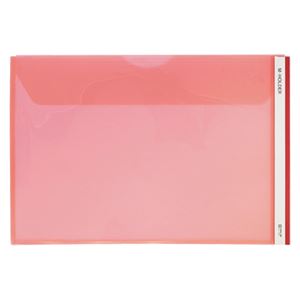 （まとめ） キングジム Mホルダー 赤 ［縦216×横318×マチ10mm］【×50セット】