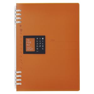 （まとめ） キングジム TEFRENU リングノート A5 オレンジ【×50セット】