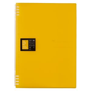 （まとめ） キングジム TEFRENU リングノート A4 黄【×20セット】