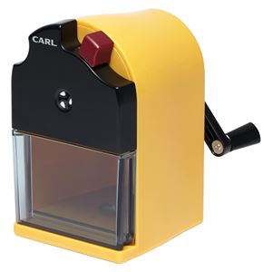 （まとめ） カール事務器 ペンシルシャープナー アイン イエロー【×5セット】
