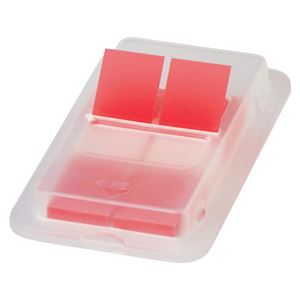 （まとめ） スリーエムジャパン ポストイット ジョーブ ハーフサイズ レッド【×50セット】