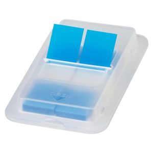 （まとめ） スリーエムジャパン ポストイット ジョーブ ハーフサイズ ブルー【×50セット】