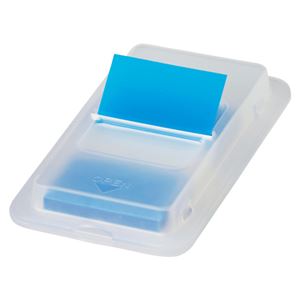 （まとめ） スリーエムジャパン ポストイット ジョーブ レギュラーサイズ ブルー （ディスペンサー入り）【×50セット】