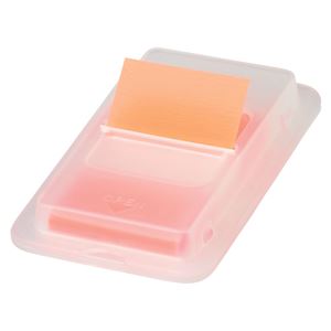 （まとめ） スリーエムジャパン ポストイット ジョーブ レギュラーサイズ オレンジ （ディスペンサー入り）【×50セット】