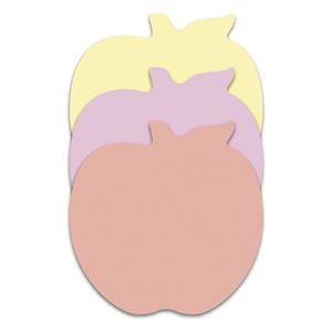 （まとめ） スリーエムジャパン ポストイット シルエットノート 強粘着 アップル【×50セット】