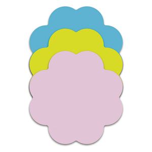 （まとめ） スリーエムジャパン ポストイット シルエットノート 強粘着 フラワー2（エレクトリックブルー・ライム・ミレニアルピンク）【×50セット】