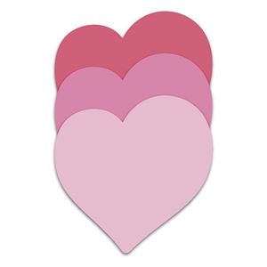 （まとめ） スリーエムジャパン ポストイット シルエットノート 強粘着 ハート【×50セット】