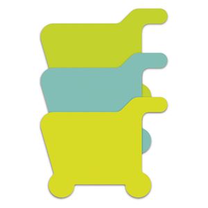 （まとめ） スリーエムジャパン ポストイット シルエットノート 強粘着 ショッピングカート【×50セット】